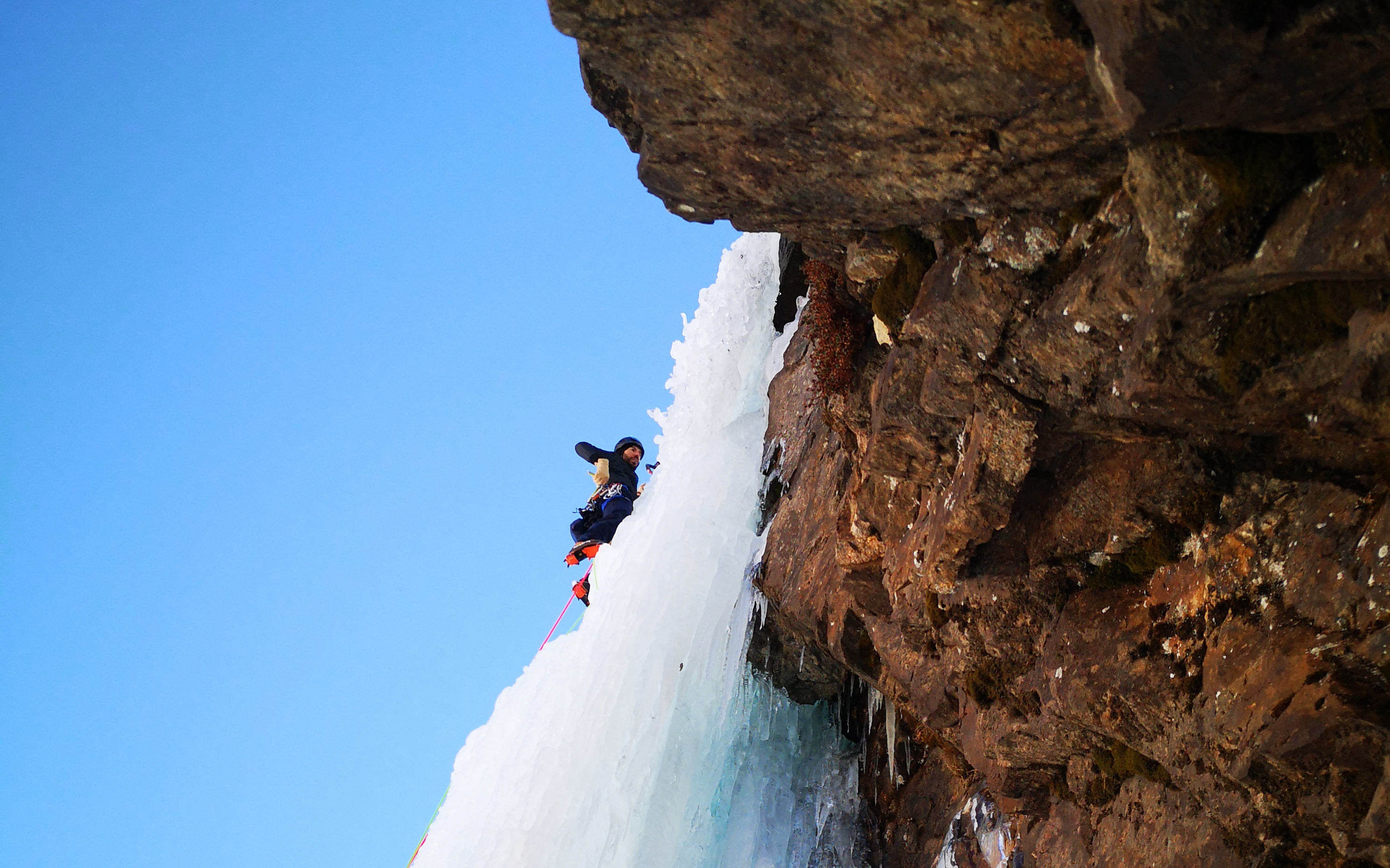 Capodanno di cascate di ghiaccio - Valle d'Aosta